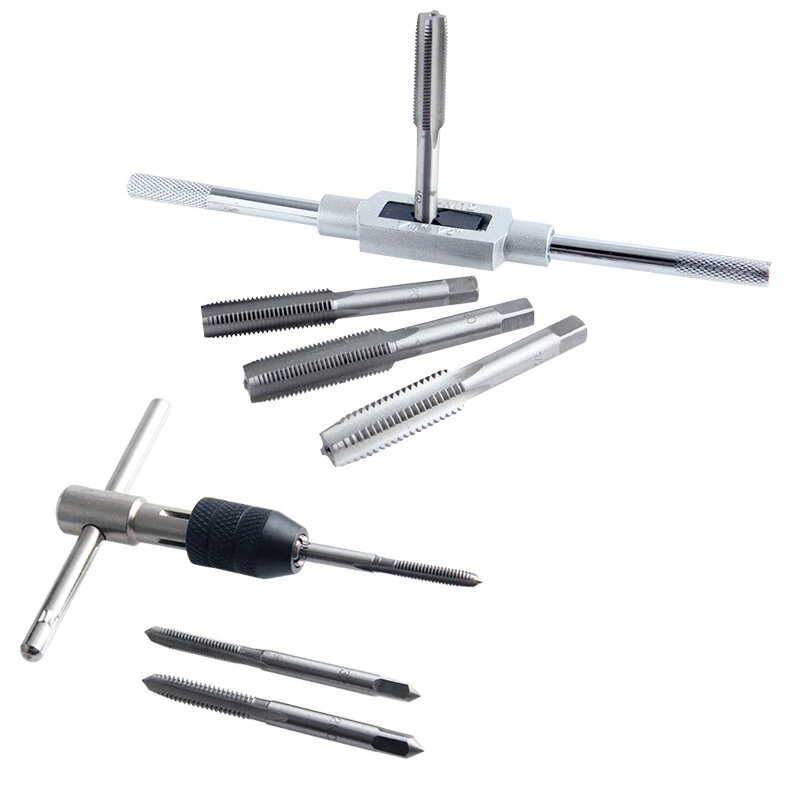 40Pcs Tap and Die Set | Hand Threading Tool Kit with Storage Case | Plug Taps & Wrench Dies - Image 5