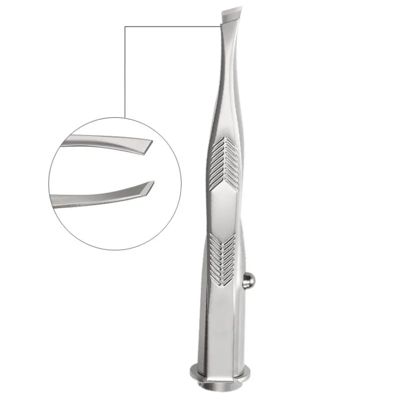 LED Eyebrow Tweezer With Light - Portable Stainless Steel Hair Removal Tool | Makeup - Image 4