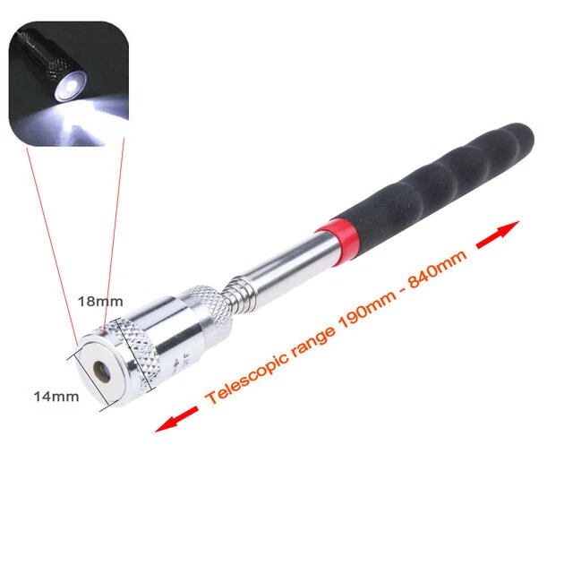 Telescopic Magnetic Pen - Adjustable Pickup Rod for Nuts & Bolts - Image 3