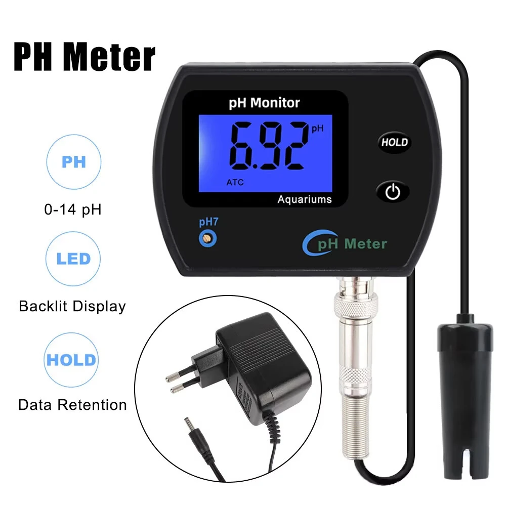 PH Meter - LCD Display Water Quality Monitor | Multi-Parameter Tester for Aquarium & Laboratory - Image 2