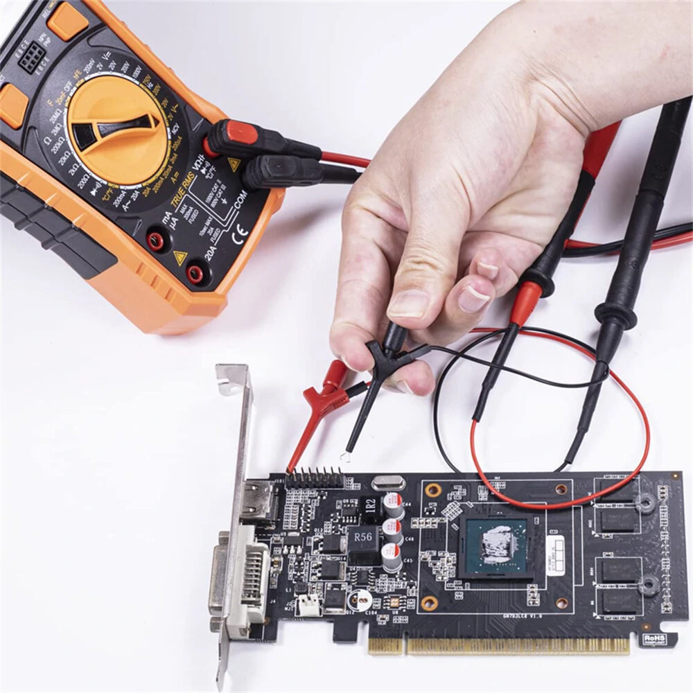 Universal Multimeter Test Hook - Miniature IC Clip & Probe Needle | High Pressure Differential - Image 4
