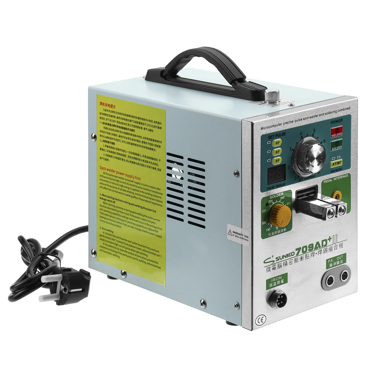SUNKKO 709AD+ 3.2KW Pulse Spot Welder | 220V Battery Soldering Machine - Image 3