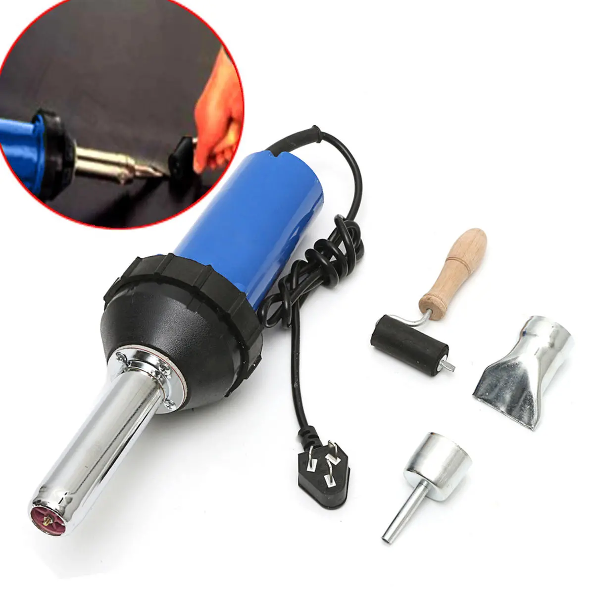 220V 1000W Plastic Welder | 2800Pa Hot Air Gun for Welding & Repair Tool - Image 2