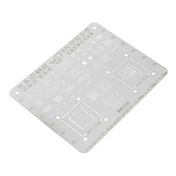 Japan Steel BGA Repair Stencil for iPhone 8 & 8P | Logic Board Chip Soldering Tool - Image 5