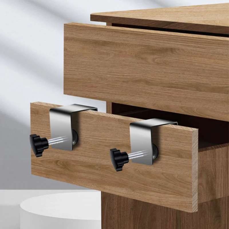 Woodworking Cabinet Jig - Steel Drawer Front Installation Clamps & Panel Clips Tool - Image 3