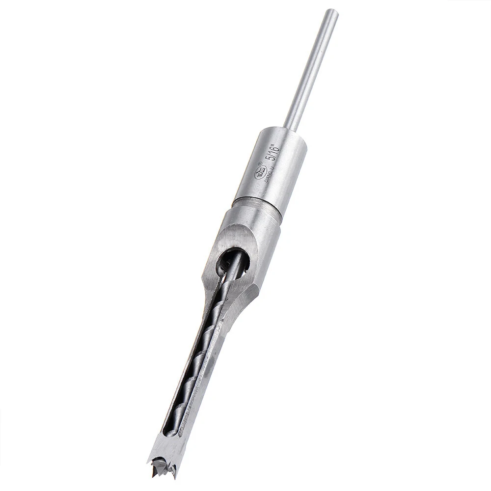 4PCS Woodworking Mortising Chisel Set - 6.35/7.94/9.5/12.7mm Square Hole Drill Bits - Image 4