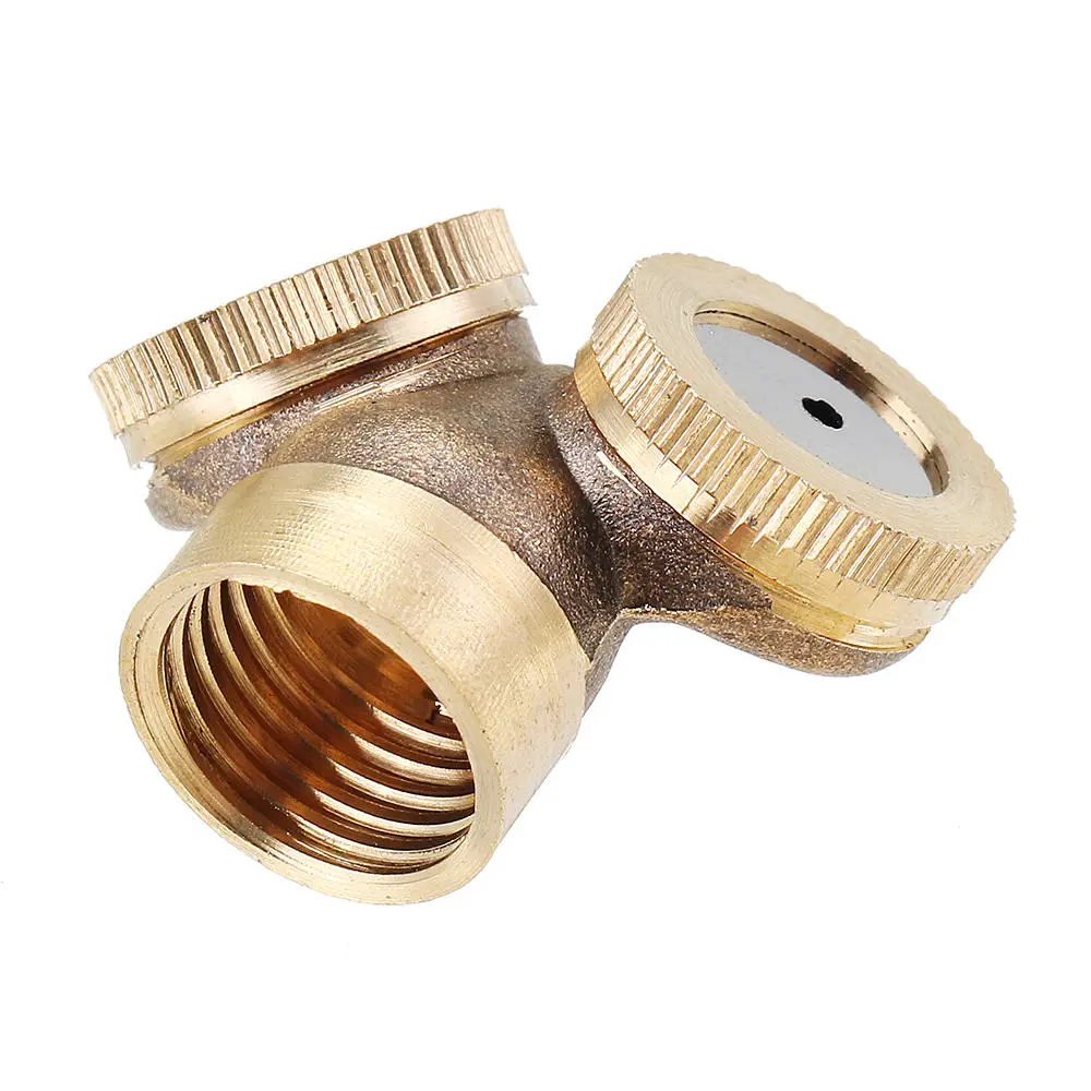 Brass Two-Headed Spray Nozzle | 14x1.5 Internal Thread | Agricultural & Garden Irrigation - Image 5