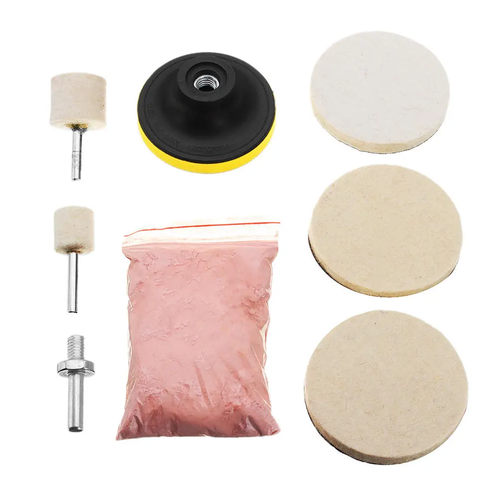 Cerium Oxide Glass Polishing Powder Kit - 8pcs 120g for Deep Scratch Removal - Image 2