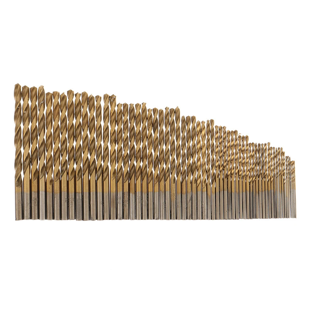 Drillpro 115pcs Titanium Drill Bit Set | 1/16-1/2 Inch | For Wood & Metal - Image 4