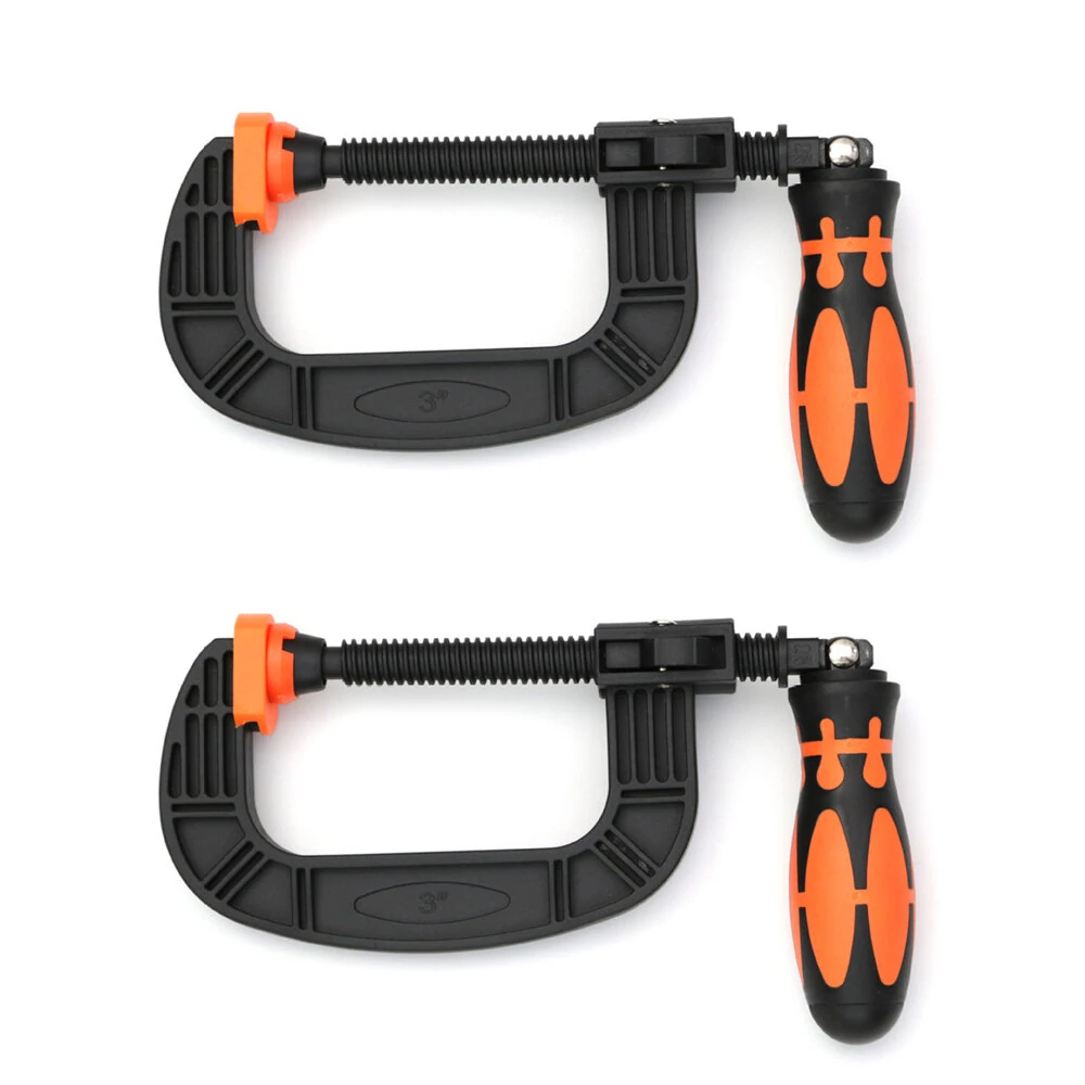 Heavy-Duty G-Clamp with Swivel Jaw Pad - Easy Adjustment for Woodworking - Image 4