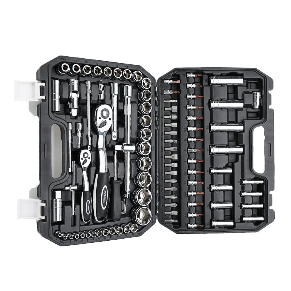 CREST 94-Piece Professional Car Repair Tool Set with Socket Wrench & Toolbox - Image 2