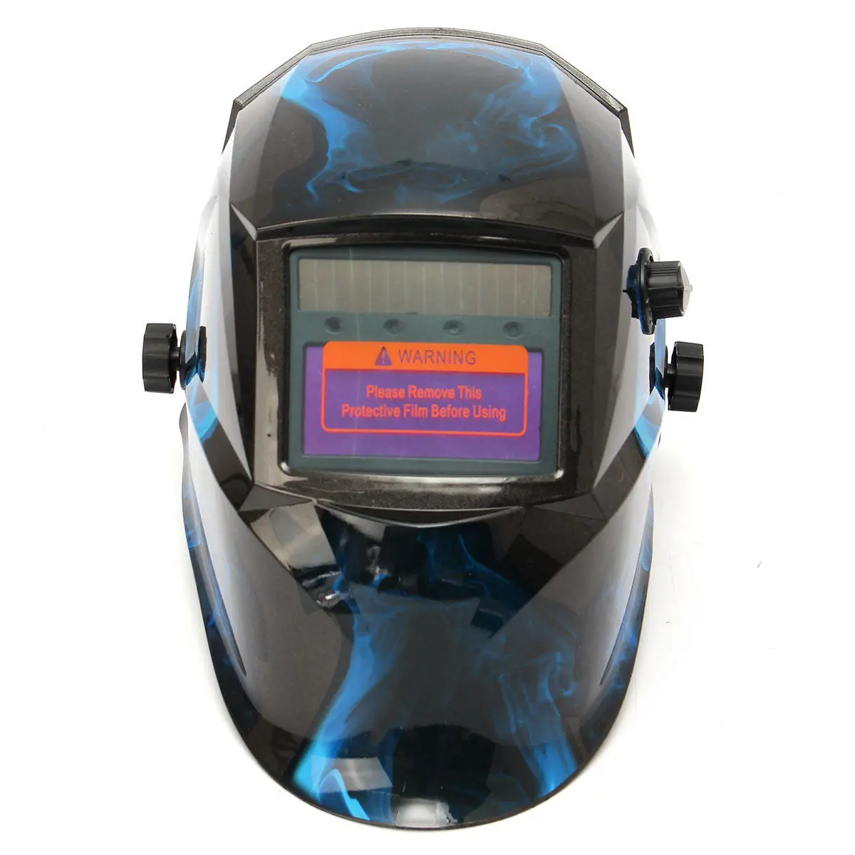 Blue Skull Solar Auto Darkening Welding Helmet - ARC TIG MIG Grinding Mask - Image 3