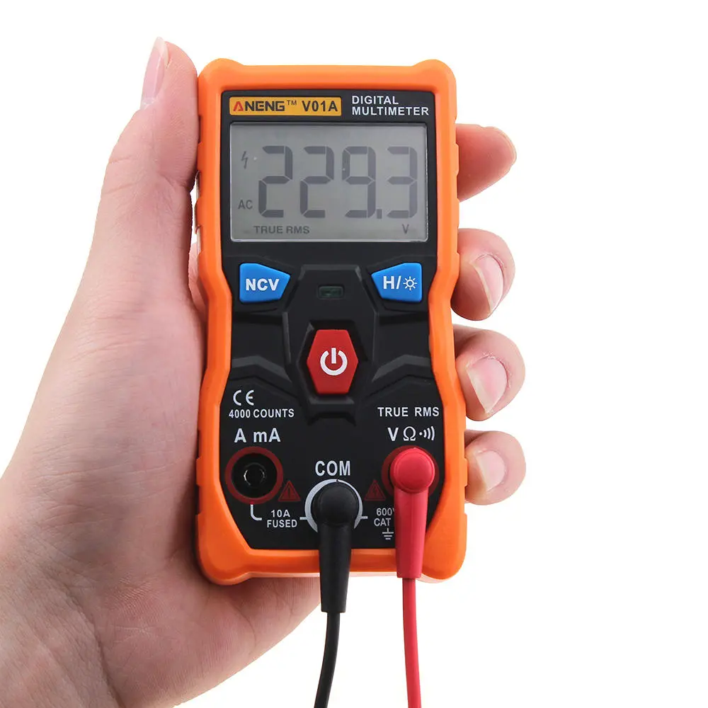 ANENG V01A True RMS Multimeter - Autoranging, NCV, Backlight & Flashlight - Image 3