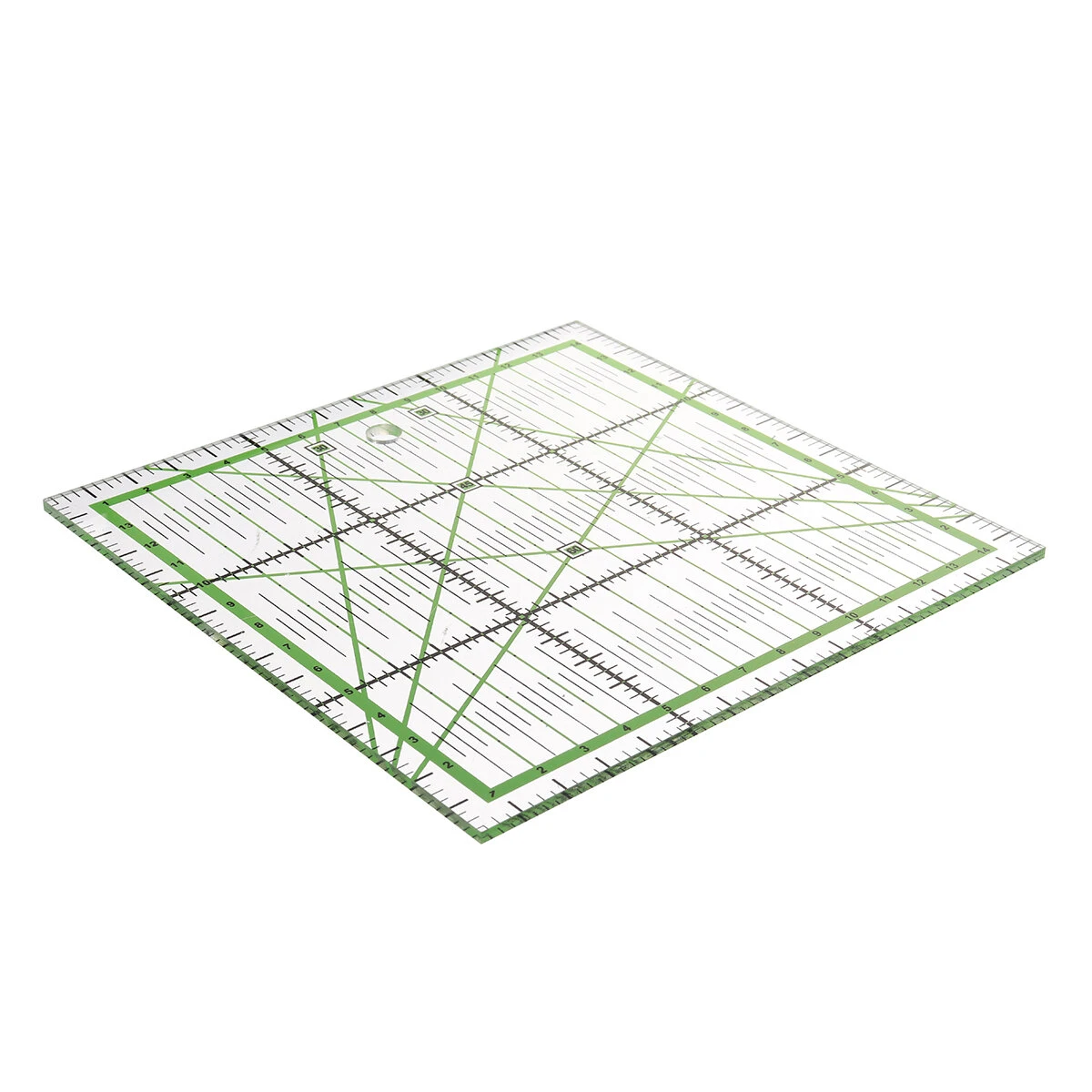 Acrylic Patchwork Sewing Ruler - 15x15cm Fabric Measuring Tool for Tailor & DIY - Image 4