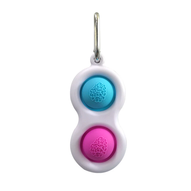 Pattern Finger Bubble Music Keychain - Decompression Press Board & Pendant for EDC - Image 3