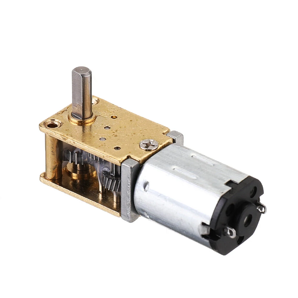 Machifit DC 3V-12V Micro Turbo Worm Gear Reduction Motor | High Torque - Image 3