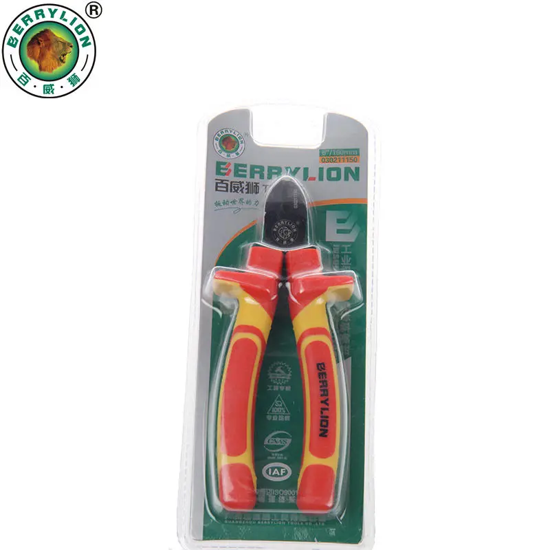 BERRYLION 6 Inch 150mm VDE Insulated Diagonal Wire Cutters | CR-V Steel - Image 5
