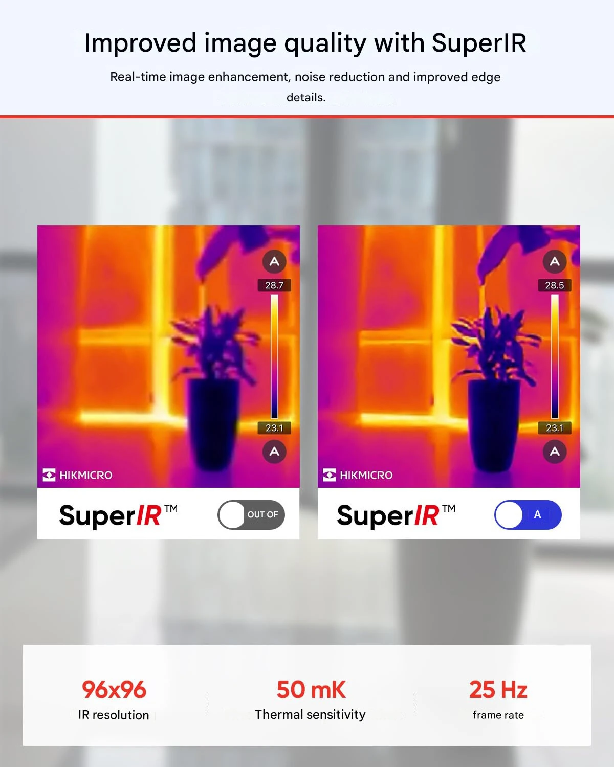 P09 Phone Thermal Imager for Android & Apple | -20°C to 400°C | 96x96 Resolution - Image 4