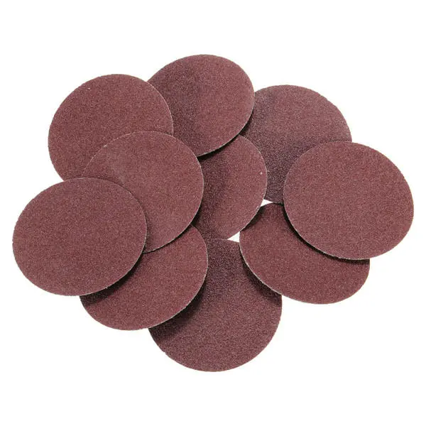 40pcs 2 Inch Roll Lock Sanding Discs | 24 60 120 240 Grit Sandpaper Kit - Image 2