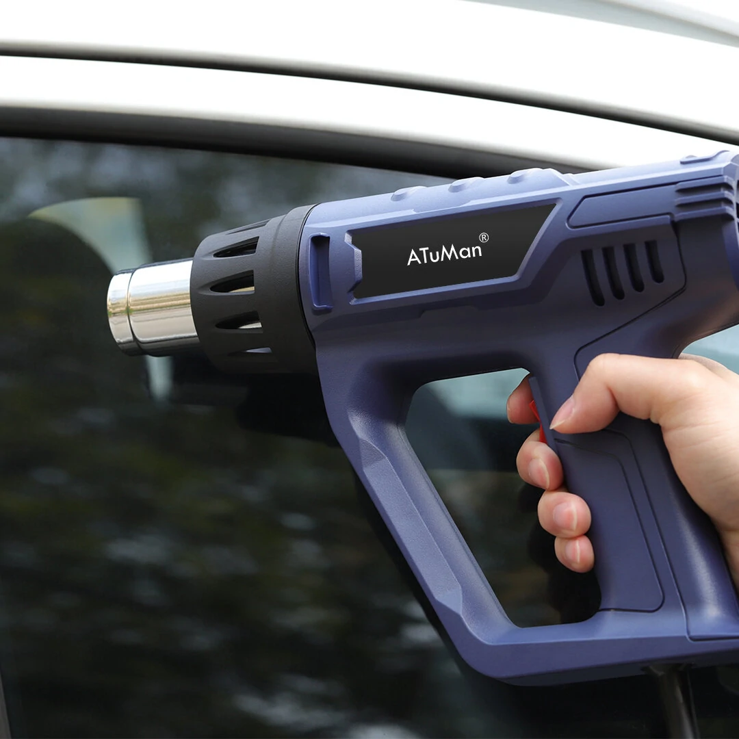 AtuMan HG-1 Hot Air Gun - 2000W, 50-650°C Adjustable | 4 Nozzles for Crafts, Shrinking, Paint Stripping - Image 2