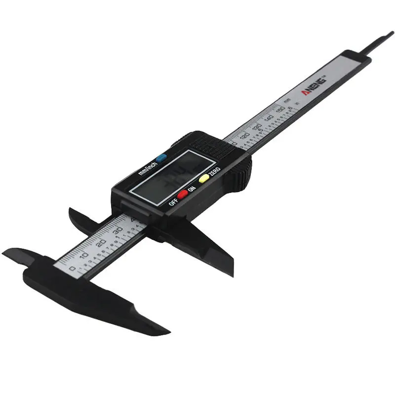 ANENG 6 Digital Caliper - 150mm LCD Vernier Micrometer | Carbon Fiber - Image 3
