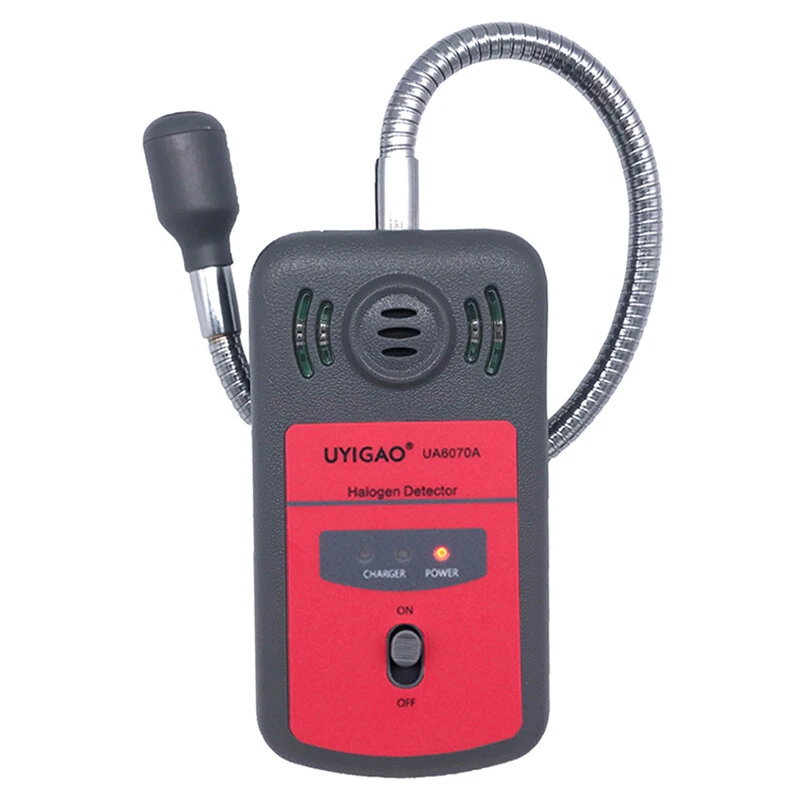 UA6070A Halogen Gas Leak Detector | Portable AC Exhaust Analyzer - Handheld Halogen Gas Sensor - Image 2