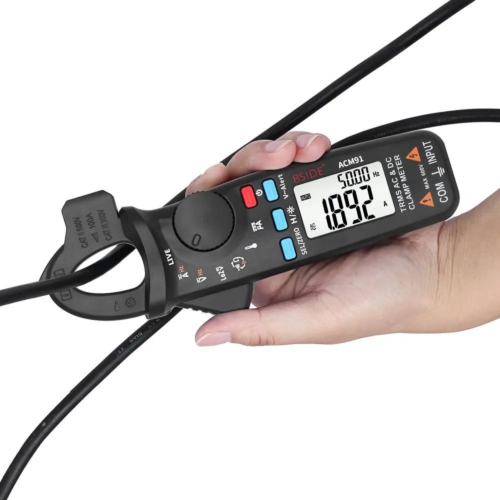 Mustool MT866 Digital Clamp Meter - AC/DC Current Tester TRMS Auto-Range Multimeter - Image 3