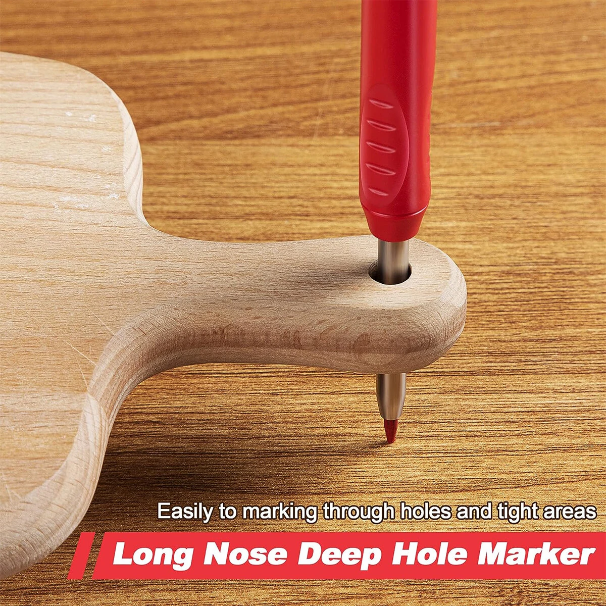 Carpenter Pencil Set with Sharpener & Carbide Scribe | Woodworking Marking Tool - Image 3