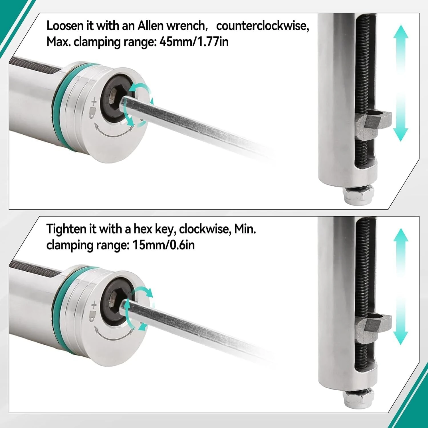 HONGDUI HD30-YG03 Bench Connector Dog - For MFT Woodworking Bench Dog System - Image 3