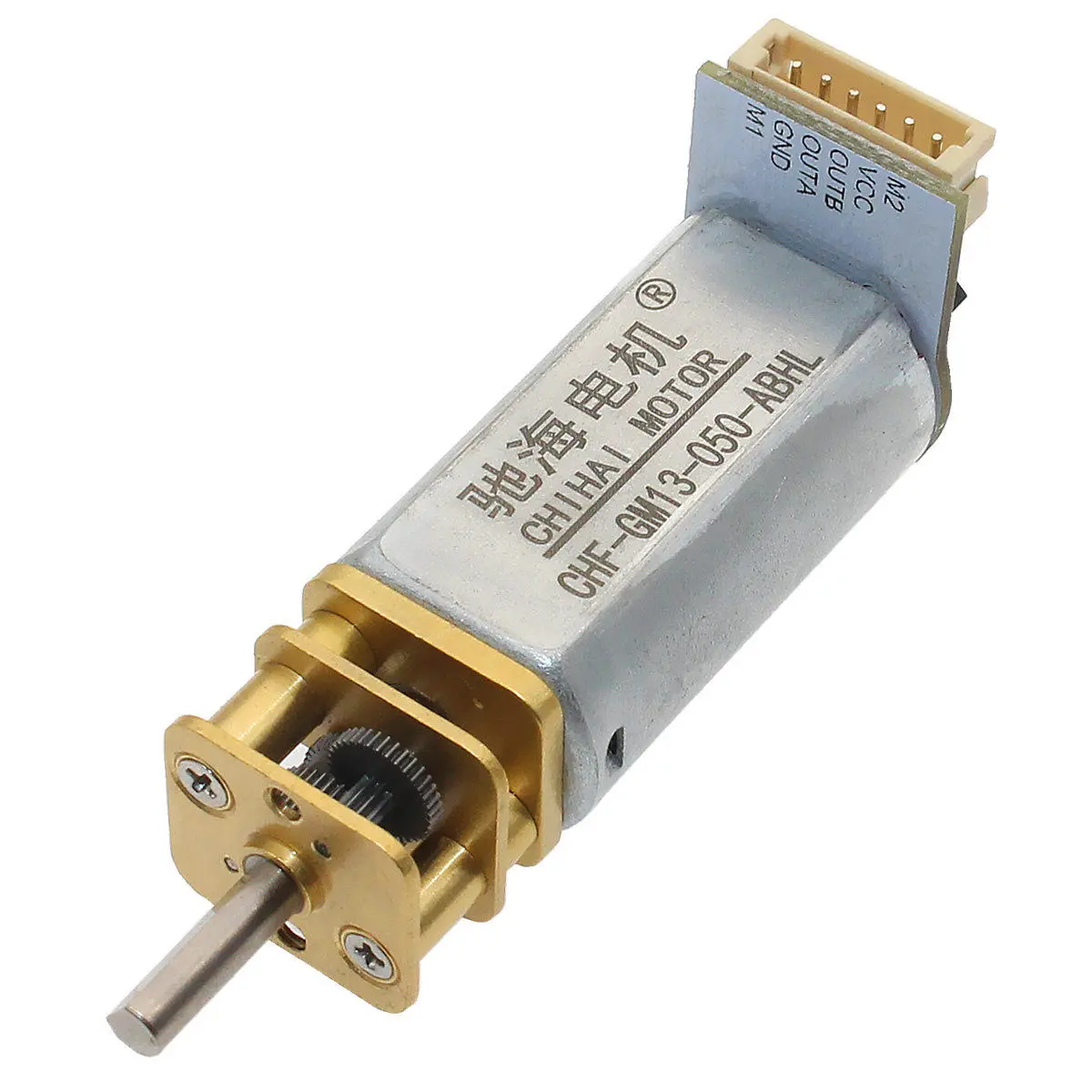 Chihai DC 6V Gear Motor with Hall Encoder | 70 RPM & 800 RPM Speeds - Image 2