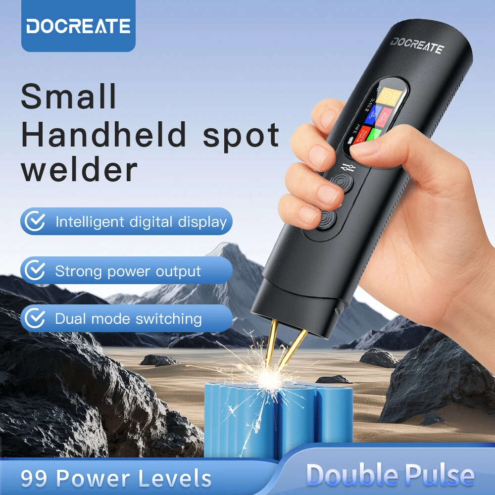 HU-10B Spot Welder | 800A Output, 1.4 LCD, Dual Mode & Type-C Charging - Image 2