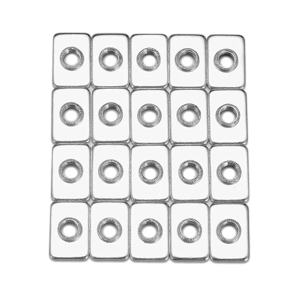 Machifit M3 Steel Tee Nuts - 20pcs for 2020 V-Slot Aluminum Profiles - Image 3