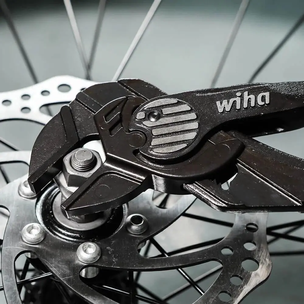Wiha 10-Inch Plier Wrench | High Carbon Steel | Quick-Adjust Spanner & Bending Tool - Image 2