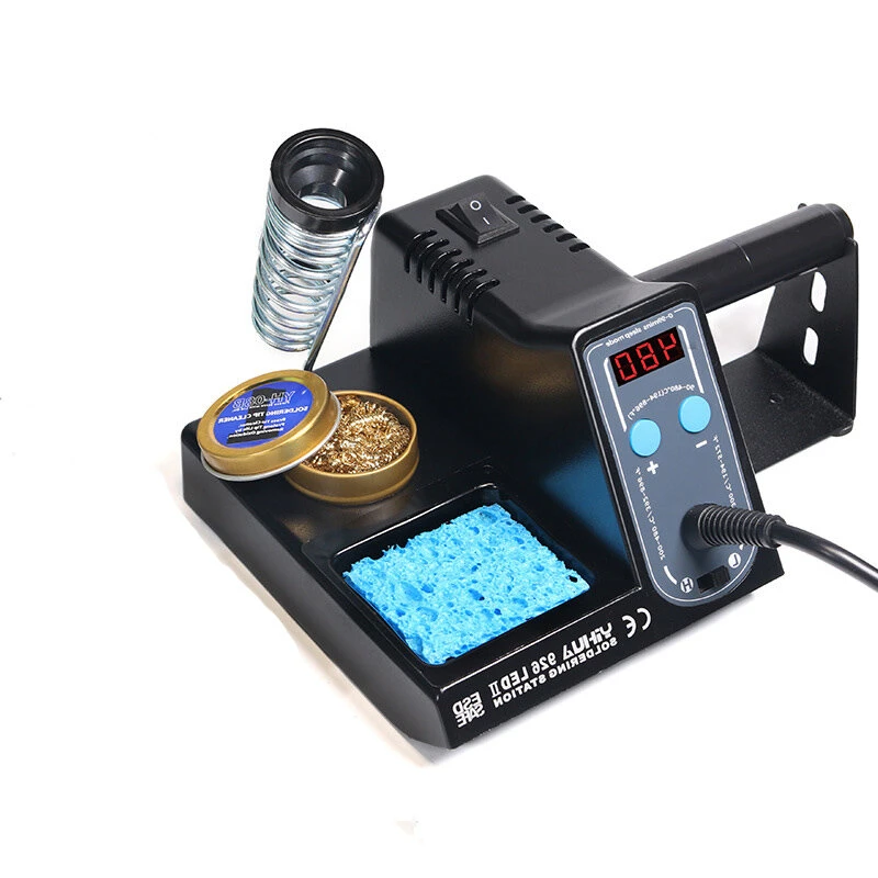 60W Adjustable Temperature Digital Soldering Iron Set - Internal Heat Type - Image 5
