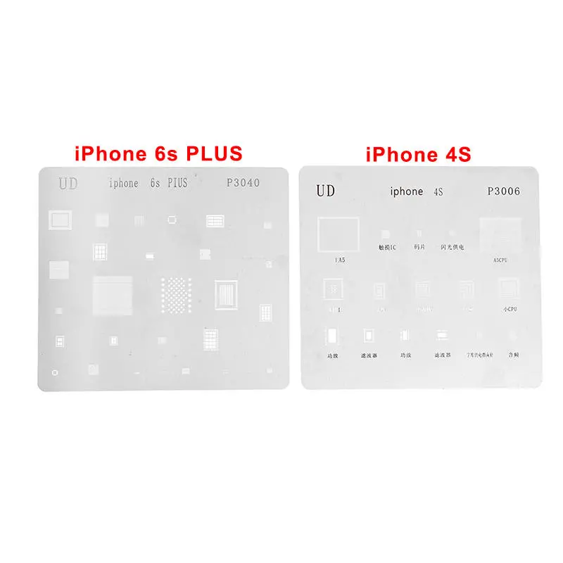 IC Chip BGA Reballing Stencil Kit - 16Pcs Set for iPhone X 8 7 6s 6 Plus 5S iPad - Image 4
