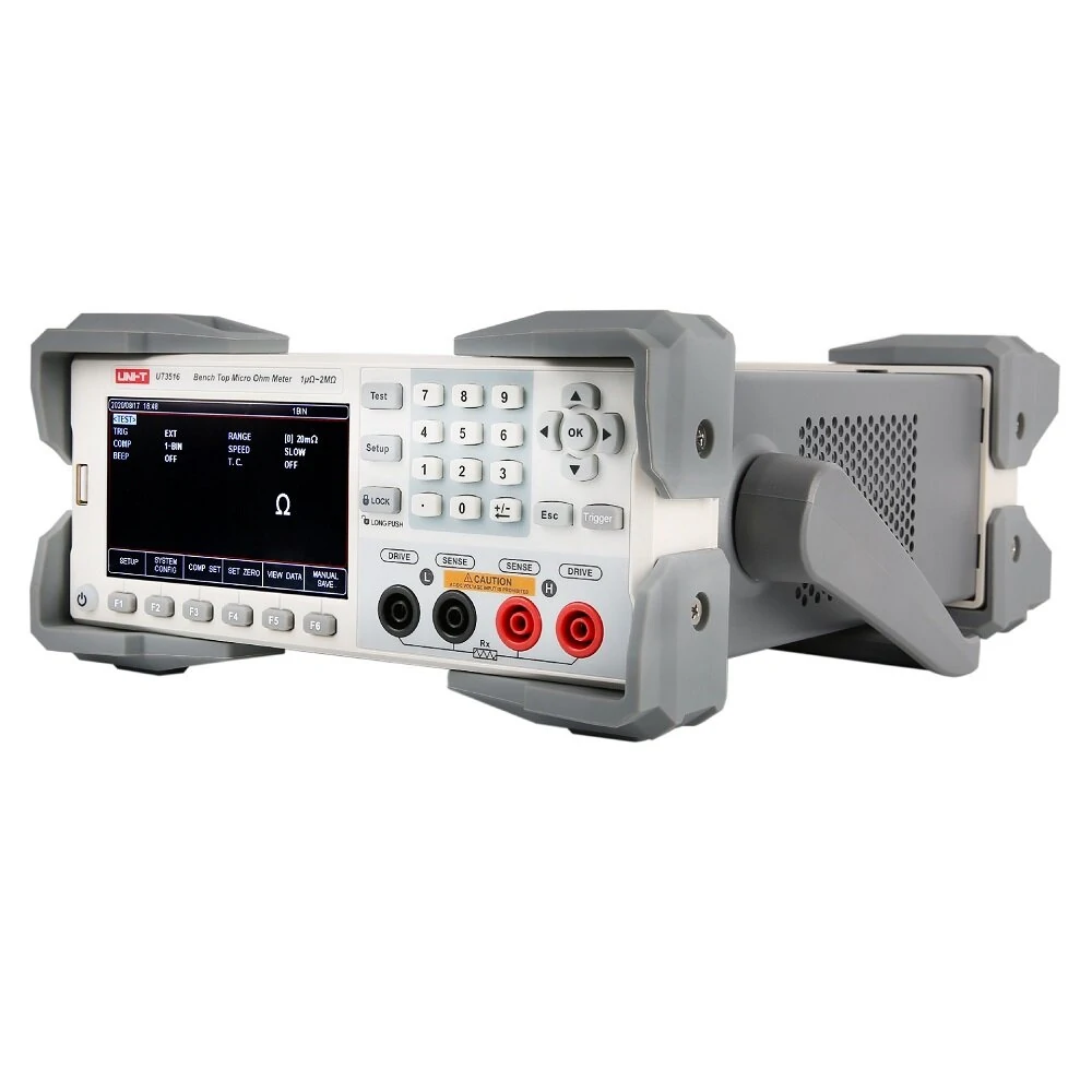 UNI-T UT3516 Microohmmeter | 4.3 Inch LCD | Cable Coil Motor Resistance Tester - Image 3