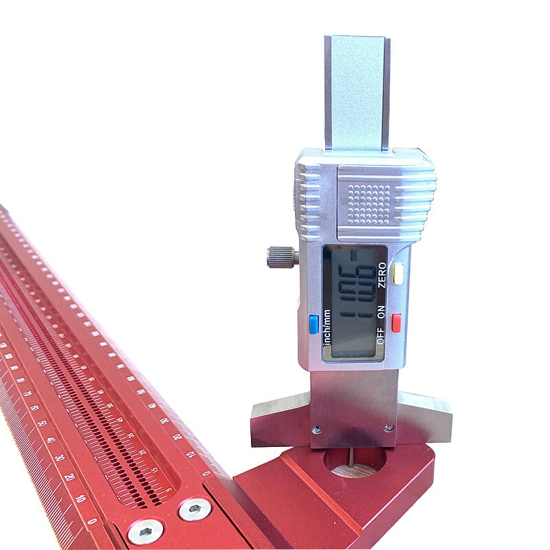 0.01mm Digital Tread Depth Gauge | 0-25mm LCD Stainless Steel | Metric/Inch - Image 2