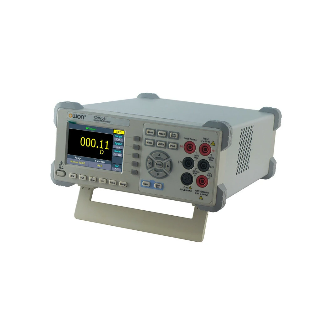 OWON XDM2041 Digital Multimeter - 55000 Counts True RMS | 480x320 High Resolution - Image 3