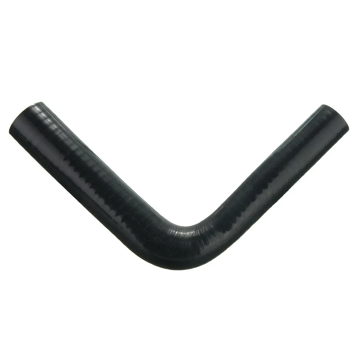Black 150mm Silicone Turbo Coolant Hose - 90 Degree Vacuum Tube - Image 4