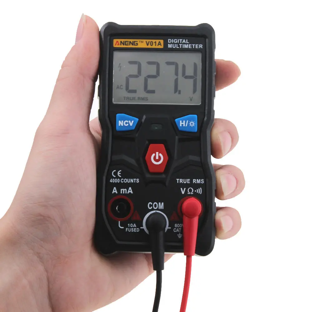 ANENG V01A True RMS Multimeter - Autoranging, NCV, Backlight & Flashlight - Image 2