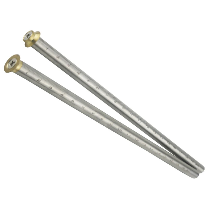 Stainless Steel Woodworking Marking Gauge | Double Head Mortise Gauge & Scriber Ruler - Image 5