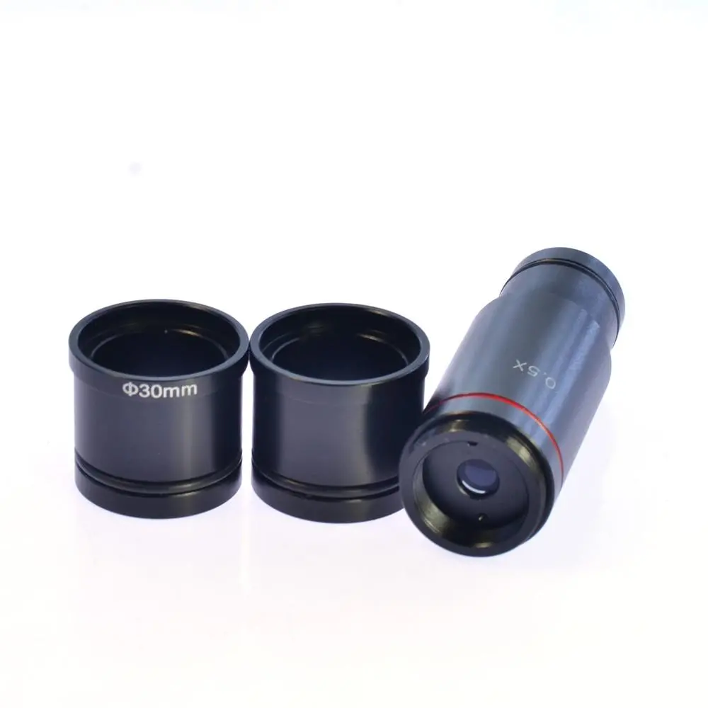 HAYEAR 0.5X C-Mount Lens Adapter - 23.2mm 30mm 30.5mm for Microscope Camera - Image 2