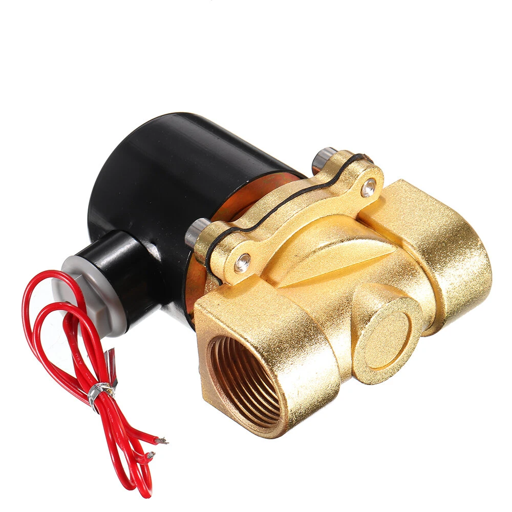LAIZE DN20 3/4 NPT Brass Solenoid Valve - AC 220V/DC 12V/24V - Water Air Fuel - Image 5