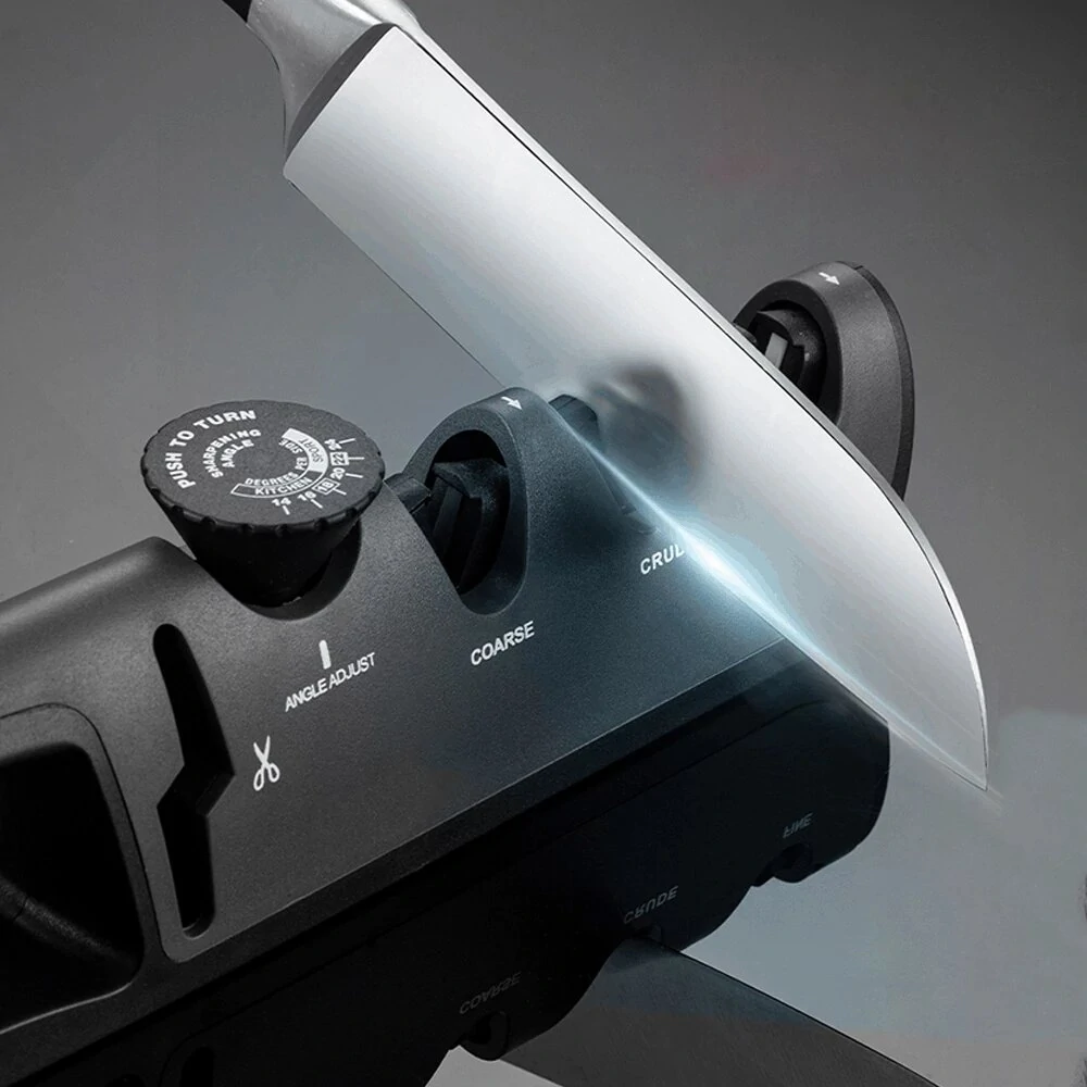 MYVIT 4-Stage Knife Sharpener Stone - Angle Adjustable Kitchen Scissors & Tool Grinder - Image 3