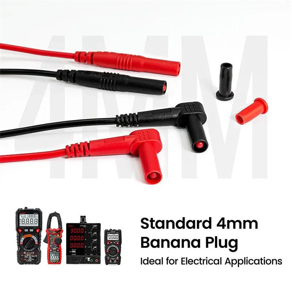 KAIWEETS KET05 Multimeter Test Lead Kit | CAT IV 600V 15A | Stackable Interchangeable Design - Image 4