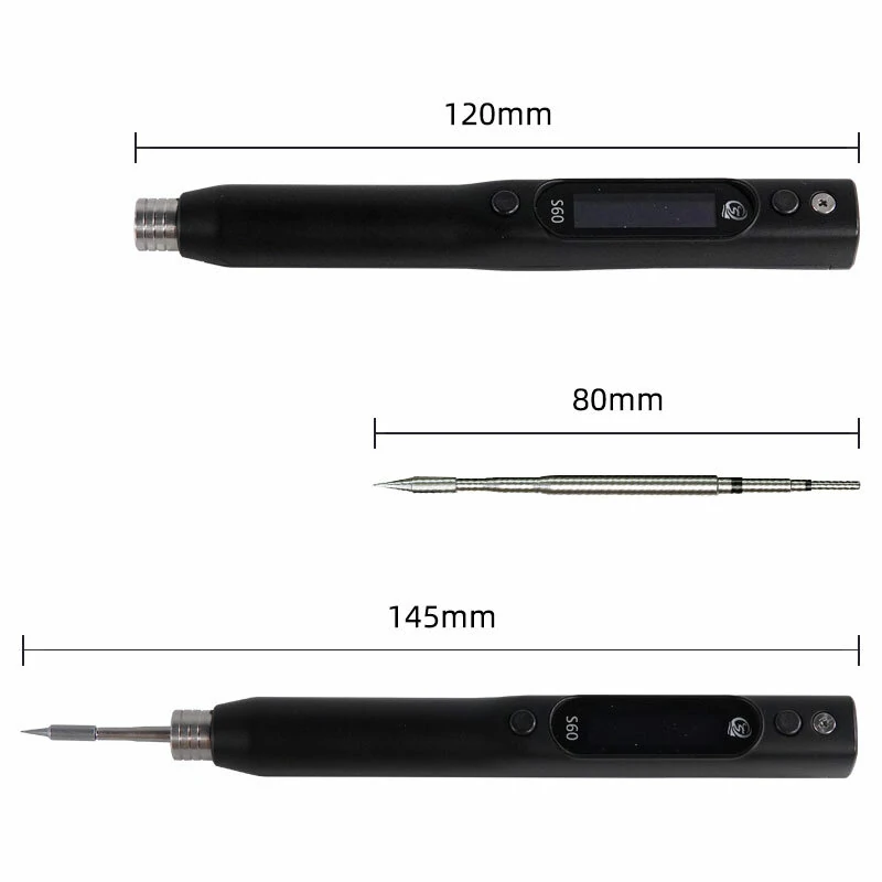 SEQURE S60 DC Soldering Iron Kit - EU Plug | With Stand, Tip & Storage Bag - Image 2