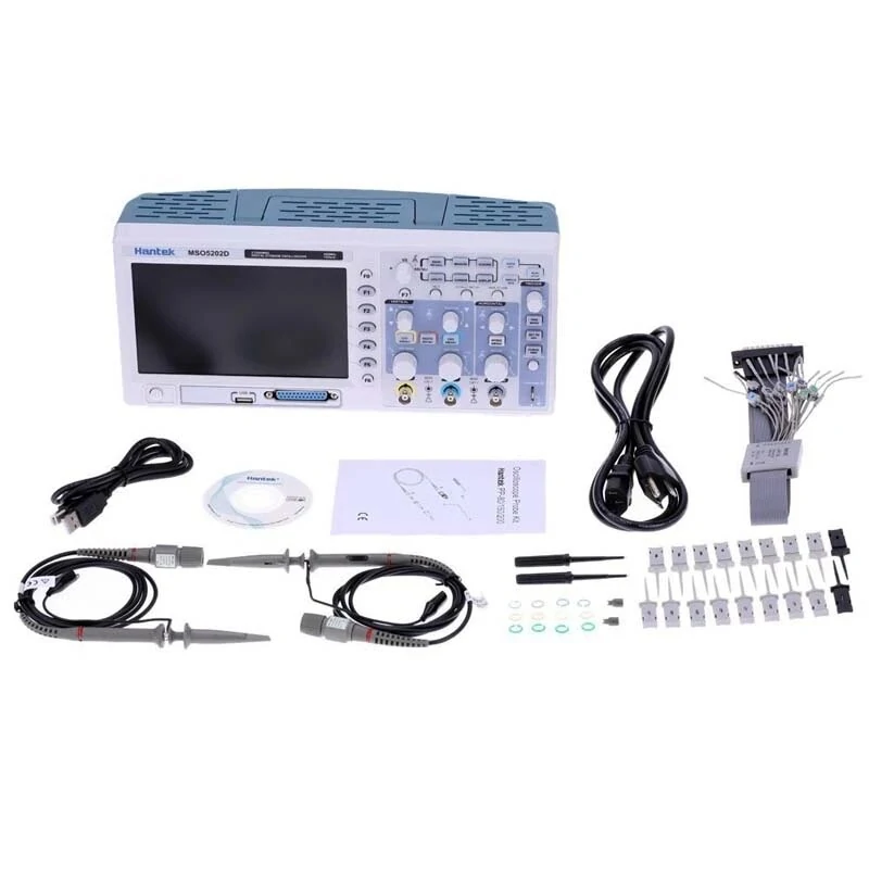 Hantek MSO5202D Digital Oscilloscope - 200MHz 2CH 1GSa/s + 16CH Logic Analyzer - Image 4