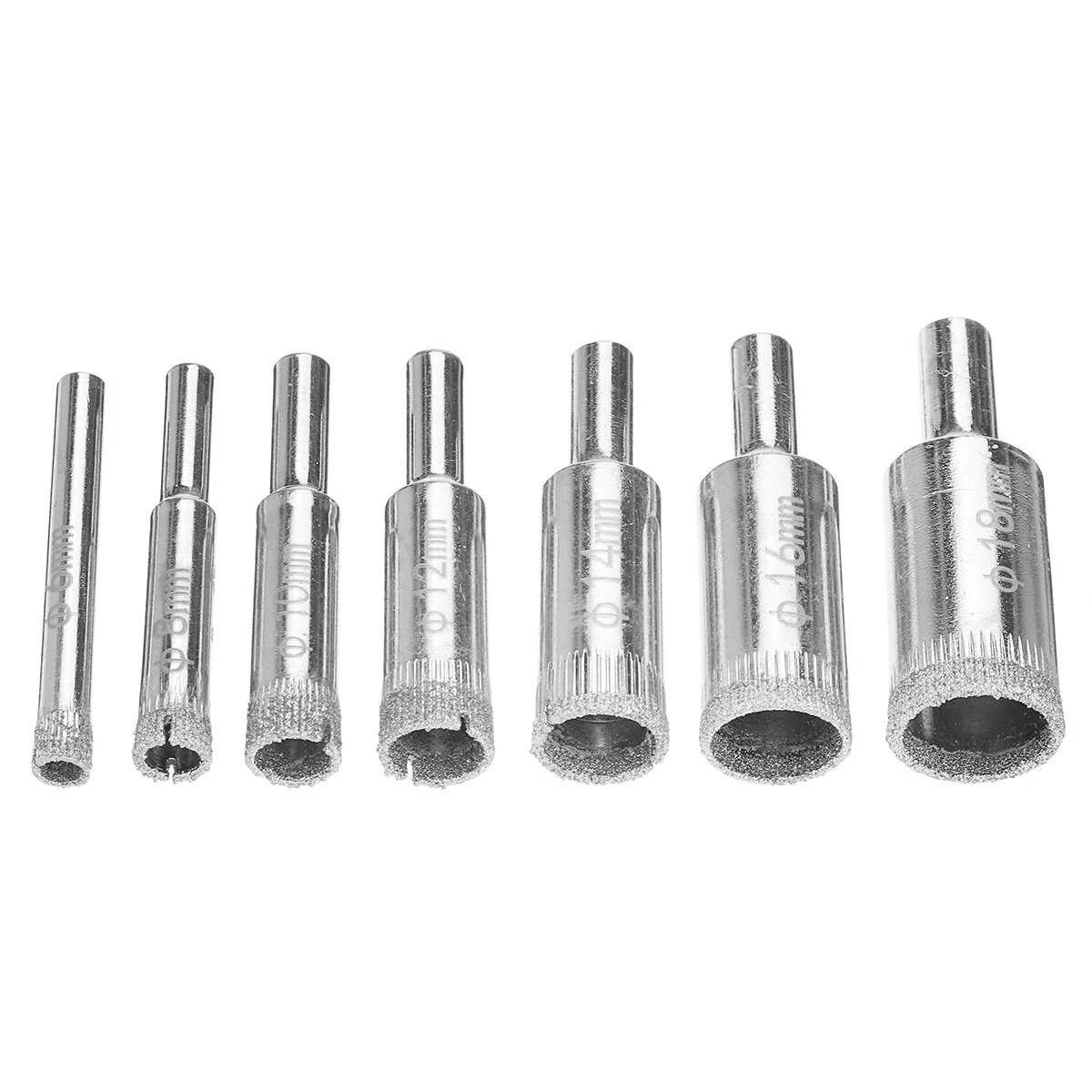 6-50mm Diamond Drill Bit Set | 16Pcs for Tile, Marble, Glass, Ceramic | Hole Saw Core Bits - Image 2