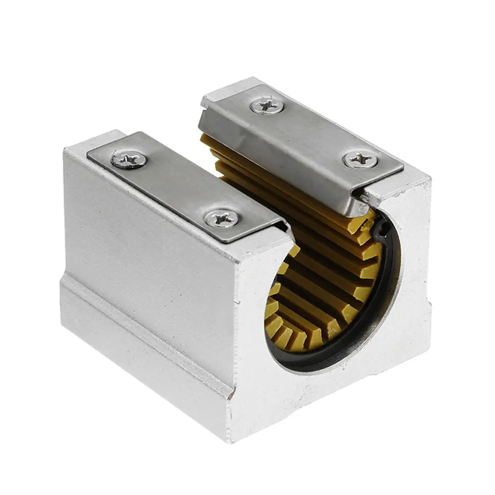Machifit SBR20UU 20mm Linear Bearing - 4pcs Solid Polymer Block for CNC Router - Image 2