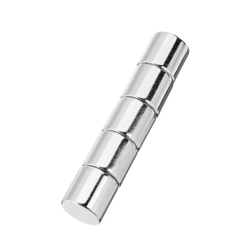 Effetool 10pcs 12mmx12mm Round Neodymium Magnets - Rare Earth Cylinder Magnets - Image 4